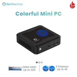 Genmachine AMD Ryzen 3 2200U มินิเดสก์ท็อปพีซี Win11สูงสุด64GB RAM MAX 2TB SSD DDR4 Wifi5 BT4.2ใช้ในสำนักงาน OEM ODM Mini <span class=keywords><strong>PC</strong></span> - Product Image 1