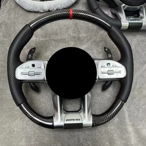 Volant en alcantara pour Mercedes W221 S65 Amg Cl550 Cl63 S63 E43 Amg 2017 - Product Image 6