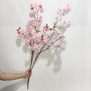 Chất Lượng Cao New Lụa Sakura Chi Nhánh Hoa Nhà Trung Tâm Đám Cưới Nhân Tạo Hoa Anh Đào Chi Nhánh Hoa - Product Image 2