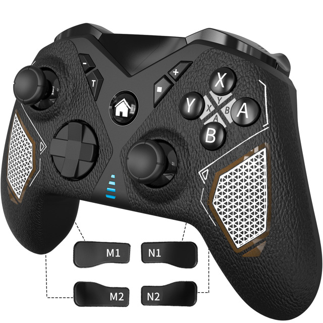 Double-Motor Vibration Adjustment X-box Button Layout Programmable Handle Switch Gamepad Six-axis Joysticks Game Controllers