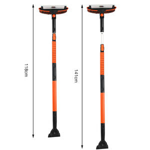 Brosse à neige extensible 3 en 1 avec manche long, grattoir à glace et raclette pour un <span class=keywords><strong>nettoyage</strong></span> <span class=keywords><strong>complet</strong></span> du véhicule - Product Image 1