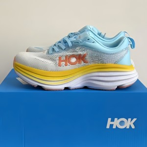 High Quality HOKAS Bondi 8 Unisex Lightweight Thick Sole Running Shoes Fashion Breathable Material Sneakers - Product Image 6