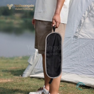 Chaise de camping pliable d'extérieur, cadre en aluminium, tissu Oxford, légère et portable, chaise de jardin 54x66cm avec sac de transport - Product Image 4