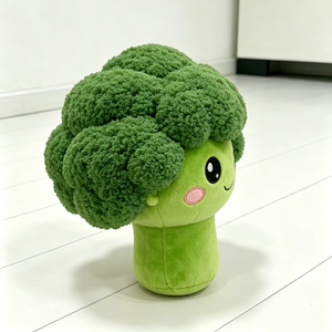 Peluche de brócoli personalizado, muñeco de peluche de verdura verde, almohada suave de brócoli, peluches de brócoli de dibujos animados. - Product Image 4