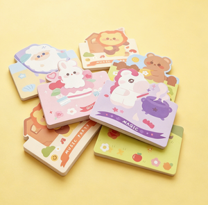 Cartes de vœux mignonnes en forme d'animaux de dessin animé de la série Healing style Ins, idéales <span class=keywords><strong>pour</strong></span> les décorations et les cadeaux de fête d'<span class=keywords><strong>anniversaire</strong></span> des enfants - Product Image 3