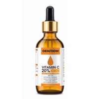 Sérum anti-âge à 20% de vitamine C, 60 ml, éclaircissant et hydratant, avec acide hyaluronique
