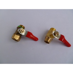 Brass Ball Valve 14mm M14 Double External Thread Switch For Car Wash Water System - Product Image 5