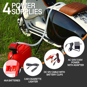 Pompe à carburant centrifuge à buse manuelle 3.8GPM-Tuyau en caoutchouc certifié ATEX alimenté par batterie Robuste et facile à utiliser - Product Image 3