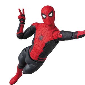 Mafex 6 pulgadas 12 pulgadas PVC figura de acción <span class=keywords><strong>Tom</strong></span> Holland Miles Morales Spiderman juguetes para niños 4-6 - Product Image 6