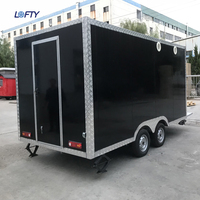 Four à pizza mobile Camion de nourriture Concession commerciale Remorque entièrement équipée Pizza mobile BBQ Restauration rapide Remorque à vendre