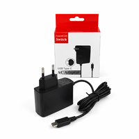 Chargeur d'alimentation filaire 100-240V, adaptateur secteur 5V, 2,4 a, 12W, prise EU/US, noir, pour Console