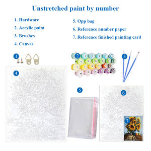 Peinture par numéro pour gros nude femmes africaines peinture avec nombre - Product Image 6