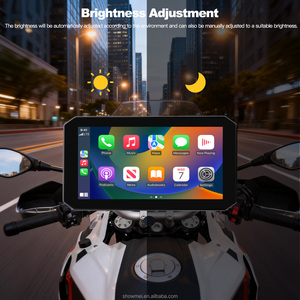 IP67 waterproof 5.5 Inch Moto Navigation Gps Motorbike IP67 Waterproof <b>Smart</b> Screen Wireless Carplay and Navigator - Product Image 5