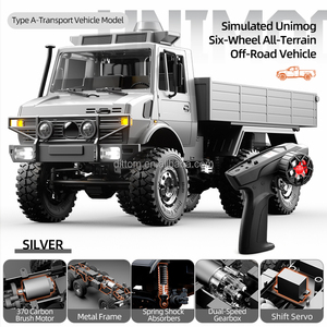 Camion d'escalade télécommandé Mercede Unimog 1/18G 6X6 voiture tout-terrain tout-terrain 2.4 - Product Image 6