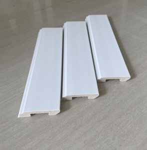 Plinthe décorative intérieure blanche en PS, lignes décoratives de sol en PS, plinthe pour <span class=keywords><strong>lambris</strong></span>, ligne de plinthe - Product Image 3