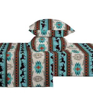 Parure de lit en forme de cheval, draps de lit au Design occidental, géométrique, nouvel arrivage de