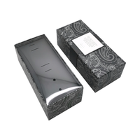 Boîte cadeau en papier personnalisée Everwin avec impression quadricolore, boîte d'emballage en carton rigide avec fenêtre transparente pour boutons de manchette et cravate