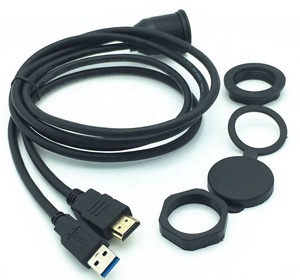 Barco del coche Dash montaje USB 3,0 <span class=keywords><strong>A</strong></span> macho <span class=keywords><strong>A</strong></span> hembra HD MI <span class=keywords><strong>un</strong></span> Cable de extensión macho <span class=keywords><strong>A</strong></span> hembra - Product Image 6