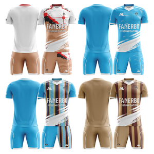 Maillots de football américain personnalisés et chemises d'uniformes d'équipe 100% polyester Couleurs et logos personnalisés Fabrication en usine Service OEM - Product Image 1