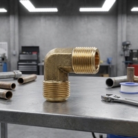 Raccord réducteur égal en laiton forgé HT, filetage mâle, surface polie, filetages NPT/BSPT, classe 150, basse pression pour gaz naturel