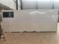 Maison préfabriquée Cabine pliable de 20 pieds Mini Maison Hangar Réception Boîte de bureau