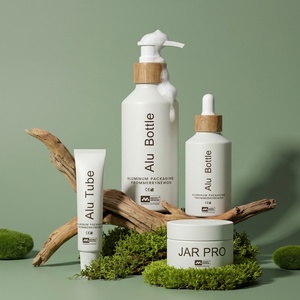 Eco-Friendly Aluminum Cosmetic <b>Packaging</b> Set Empty Jar and Bottle with Lid for Organic Skincare OEM ODM - Product Image 1