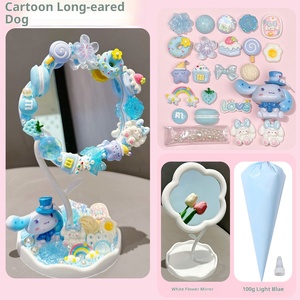 Kit de Matériaux DIY pour Miroir en <span class=keywords><strong>Colle</strong></span> Crème, Miroir de Maquillage Fait Main pour Décoration de Bureau en Dortoir Étudiant, Ornements en Gros - Product Image 6