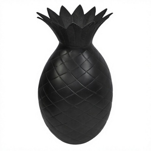 Black Coated <b>Pineapple</b> Decorative Object for Tabletop Best Prices Metal Table Display Portable <b>Pineapple</b> Model for Decoration - Product Image 1