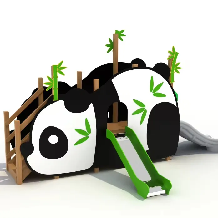 Cina fabbricazione parco divertimenti giochi per bambini gioco attraente Panda parco giochi all'aperto per la vendita