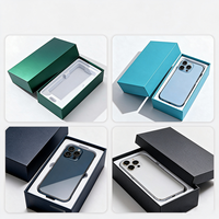 Emballage électronique OEM personnalisé, boîte rigide pour smartphone, couvercle et base en deux parties, insert de plateau moulé, vente en gros