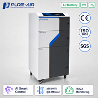 Collecteur de poussière à pression négative Pure-Air PIPS Heavy Duty ATEX PA-D2400i pour usage industriel