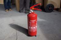 Extincteur à poudre sèche XIAOWEI XW-A01 20% Classe A en acier portable certifié EN 3/EN 1866, temps de décharge 15-30s