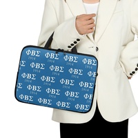 Toptan Özel Sorority Phi Beta Sigma Laptop Çantası Ofis Taşınabilir Çok Boyutlu Bilgisayar Çantası İş Ofis Malzemeleri