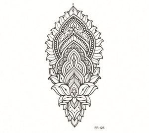 Tinta de Tatuaje Temporal Impermeable para Hombres y Mujeres, Pegatinas Realistas para Arte Corporal, Cubren Cicatrices, Diseños de Alas, Larga Duración, Sin Brillo - Product Image 3
