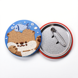 Tùy Chỉnh Vòng Tinplate Huy Hiệu Nút <span class=keywords><strong>45Mm</strong></span> 58Mm Phim Hoạt Hình Trâm Pin Nhật Bản Kawaii Thiết Kế Thêu Nghệ Thuật Cho Quà Tặng - Product Image 6