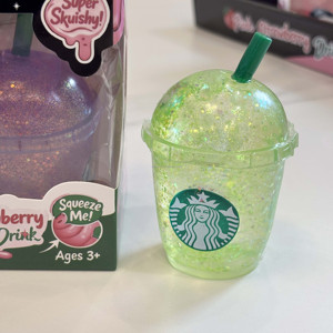 Jouets Squishy de Haute Qualité, Grandes Formes Étoile et Boba Scintillante, Thème Boisson Boba, Sensory, à Presser, en Forme de Bonbon, Maltose, Thé au Lait Boba, Boisson Squishy - Product Image 4