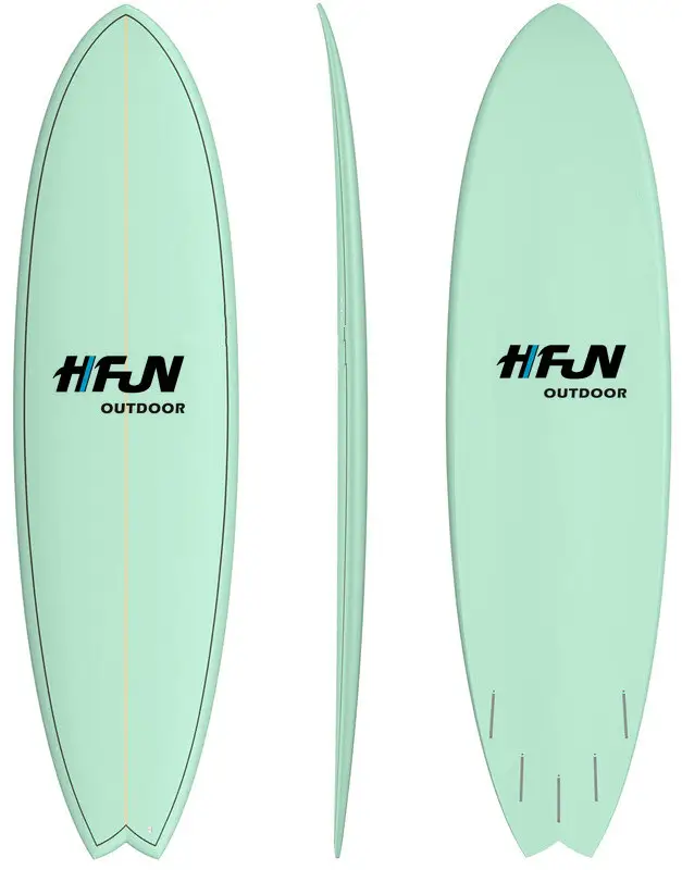 HIFUN Atacado Ixpe Soft Top Prancha Longa Para Escola de Surf Epoxy EPS Soft Stand Up Paddle Board Soft Top