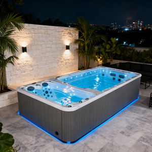 Piscine Spa à <span class=keywords><strong>Courant</strong></span> <span class=keywords><strong>Contre</strong></span>-<span class=keywords><strong>Courant</strong></span> Système Jet Endless Pool en Acrylique OEM/ODM pour Enfants, Hôtels, Salles de Sport, Jardins - Spa Extérieur - Product Image 1
