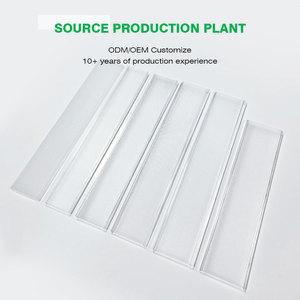 Plastik-Deckenleuchtenabdeckungen Transparente Prismatische Diffusor-Lampenschirmabdeckung - Product Image 4