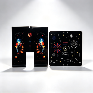 Autocollant de panneau de commande graphique personnalisé brillant, découpé à l'emporte-pièce, pour appareil électronique portable de machine - Product Image 2