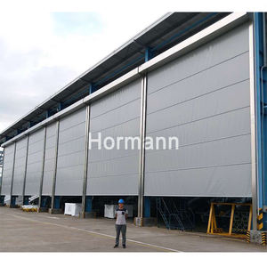 <span class=keywords><strong>Porte</strong></span> pliante industrielle <span class=keywords><strong>HORMANN</strong></span>, électrique, sûre, durable, à empilage rapide, taille personnalisable, PVC, pour atelier, entrepôt - Product Image 6