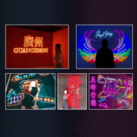 Fabricant de panneaux publicitaires à lumière LED 3D personnalisés pour logo 3D au néon Voitures Entreprises Décoration d'événements Fournitures de fête Transformateur AC