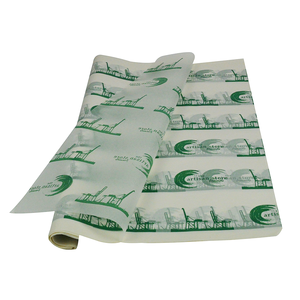 Papier de soie personnalisé pour bouquet, format A4, doré argenté, motif végétal, 17 g/m² - Product Image 5