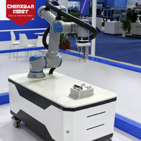 Robot Cobot Móvil Autónomo Flexible para Transferencia de Materiales en Fábricas y Manejo de Cajas