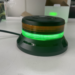 Hổ phách màu xanh lá cây kép màu LED cảnh báo đèn Beacon ánh sáng R10 R65 ukca CE SAE CISPR 25 Lớp 3 vít cơ sở Xe Cảnh Báo ánh sáng mới - Product Image 6
