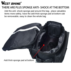 Bolsa de Bicicleta Multifuncional Expandible de 20L, 3 en 1, con Tira Reflectante - Product Image 3