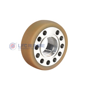 Custom <strong>Large</strong> Sizes 300*80Mm Walking Running Polyurethane Roller Coaster Wheels For Amusement