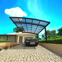 Cochera Metálica Resistente, Estable e Impermeable para Uso en Exteriores