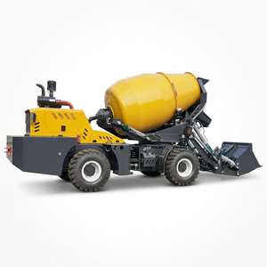 Bétonnière à chargement automatique sur 4 roues, petite bétonnière à fonctionnement automatique - Product Image 2