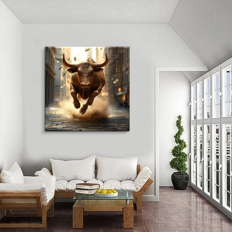 High Quality New Spray painted Canvas